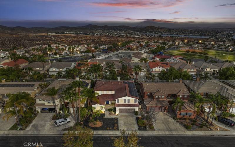 aerial of subject property