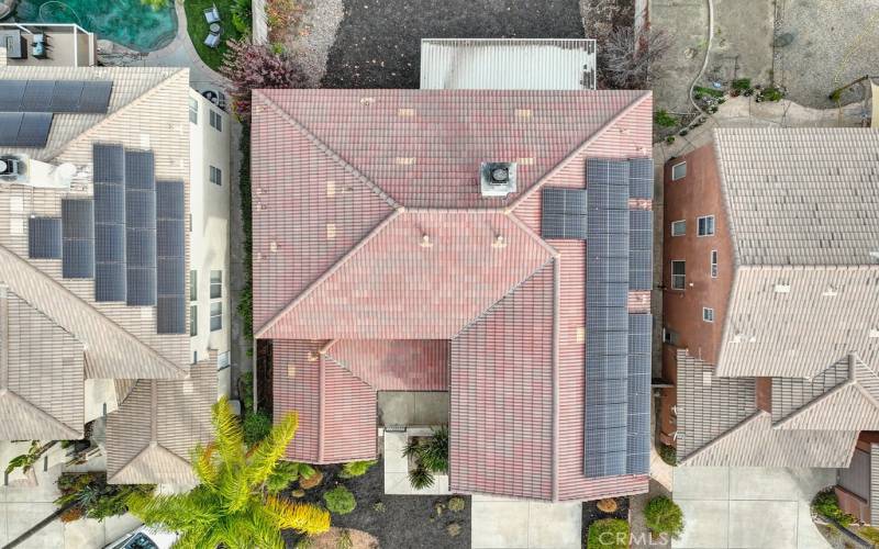 aerial of subject property