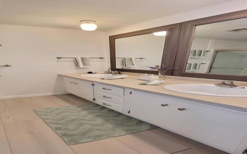 PRIMARY BATHROOM WITH DUAL SINKS