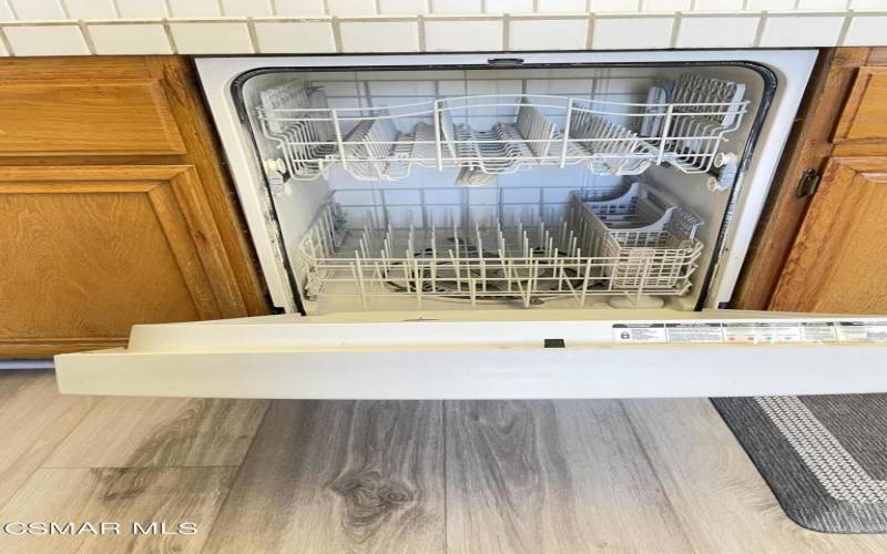 INSIDE DISHWASHER