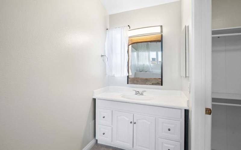 Upstairs Bathroom  Vanity