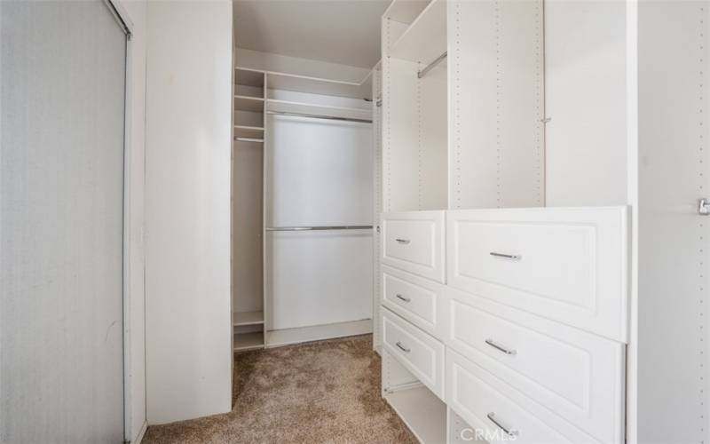 primary walk in closet