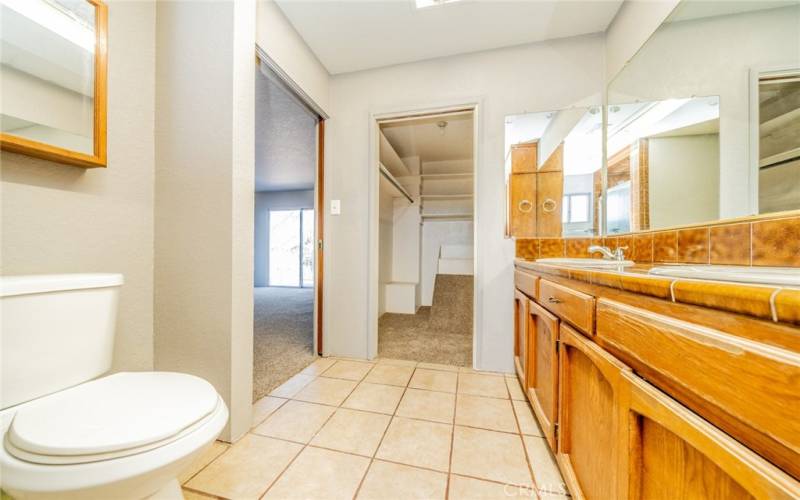 Upstairs master bathroom 4