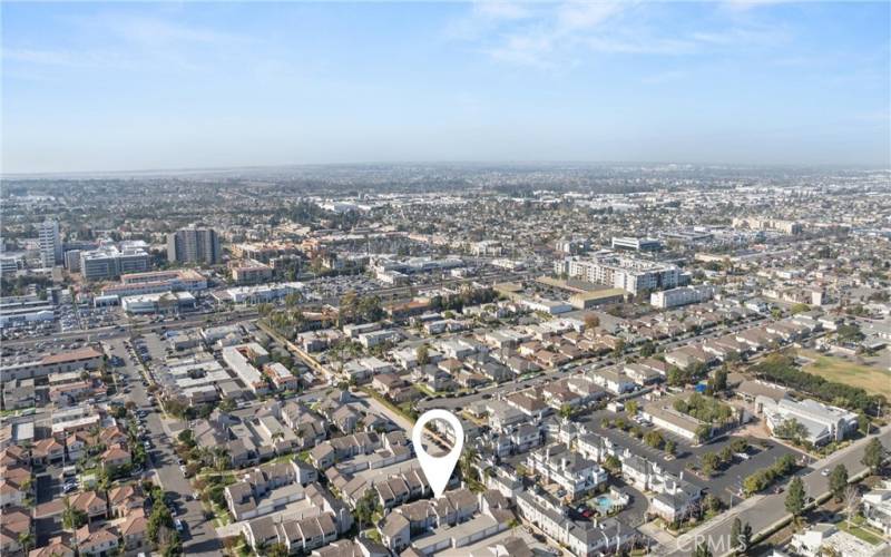 Aerial View of the Home