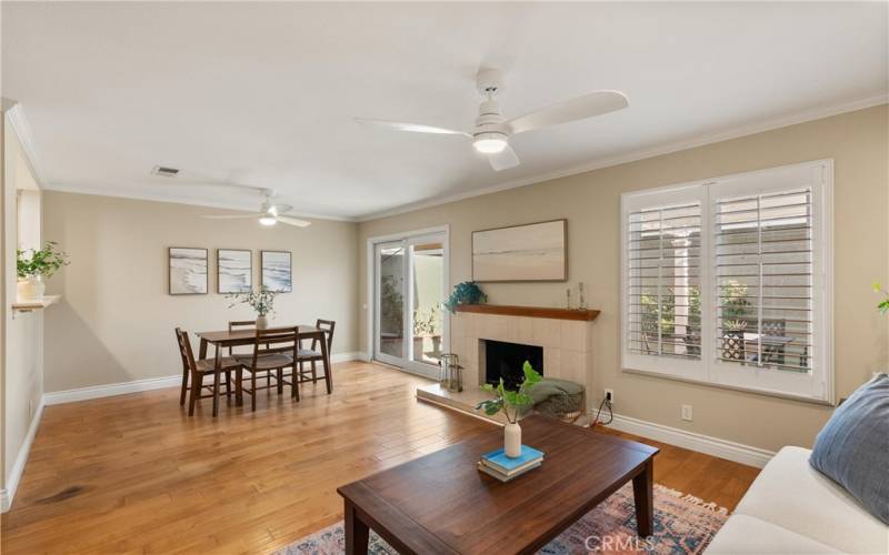 Another View of the Living Area and Dining Area