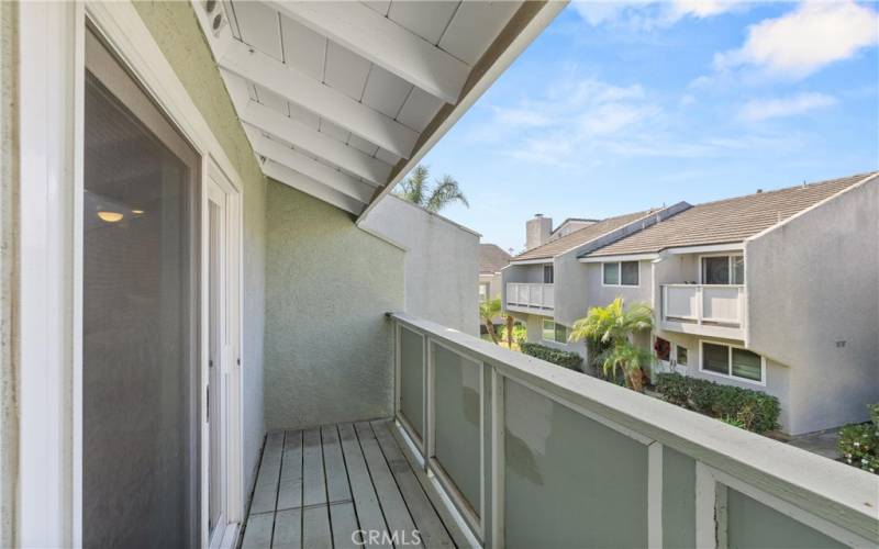 Upstairs Balcony