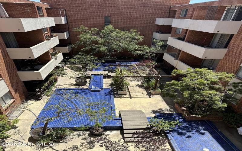 Aerial Courtyard View