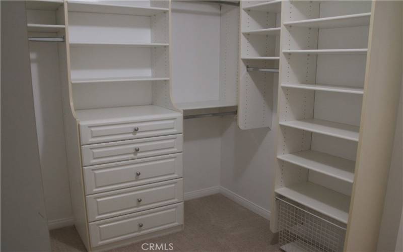 Primary bedroom closet.