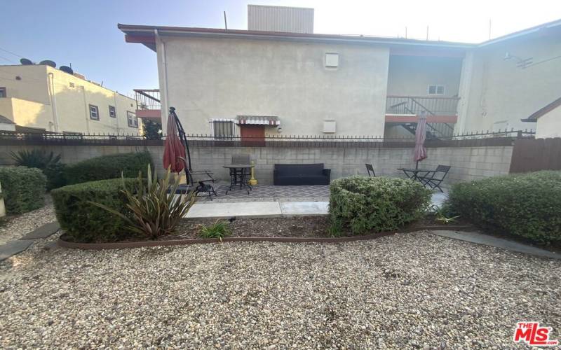 Backyard Sitting Area