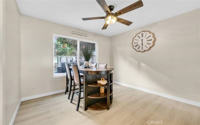 Dining area