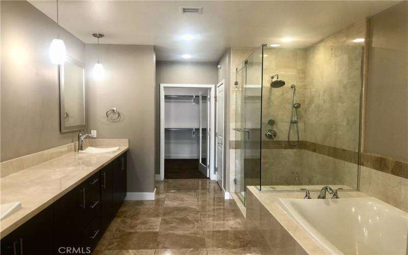 Primary Master Suite Bathroom with tub and​​‌​​​​‌​​‌‌​​‌​​​‌‌​​​‌​​‌‌​​‌‌​​‌‌​​​​ shower