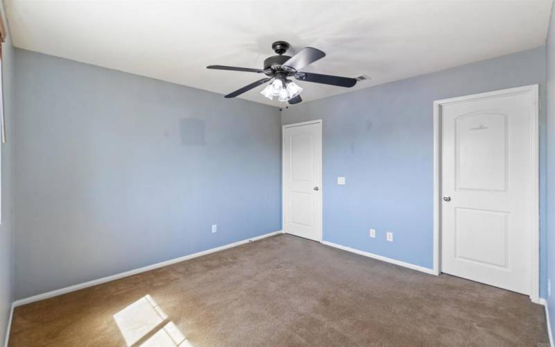 View back toward the door and Walk-in Closet