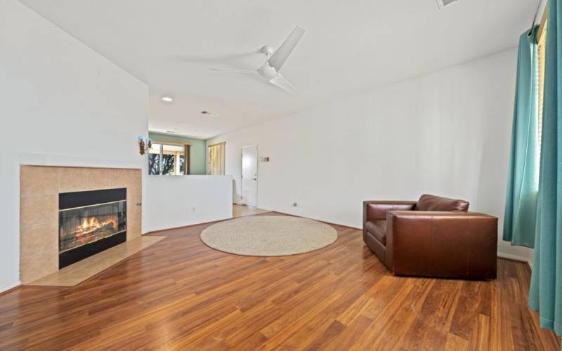 Large Living Room With Fireplace