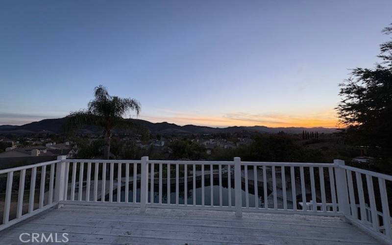 View from the balcony off the Master Bedroom
