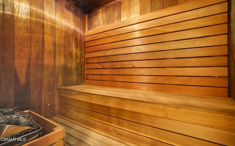 Community Sauna in Exercise Area