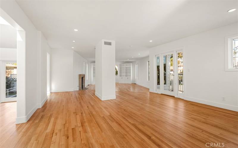 Dining Room Opens to Living Room