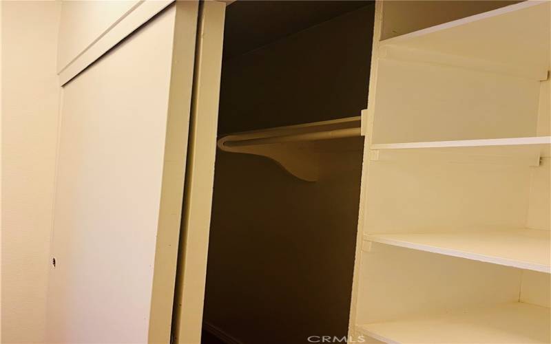 Large closet for your storage needs.