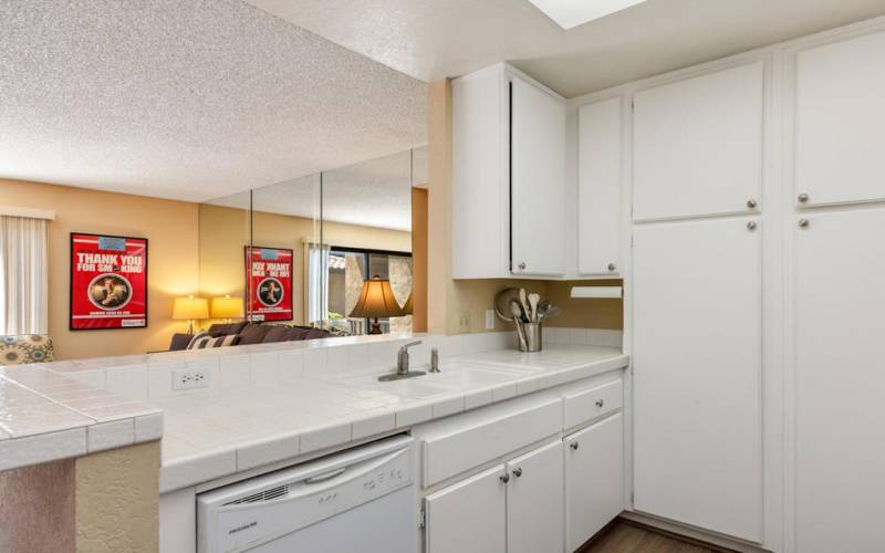 Kitchen view toward Livingroom