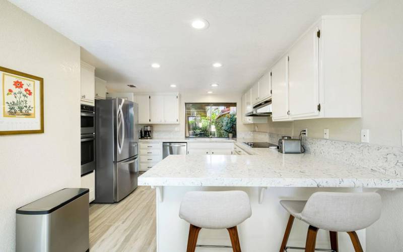 Kitchen with Bar Seating