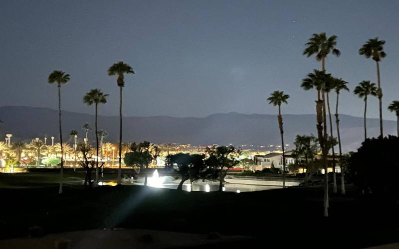 Tennis Gardens at Night