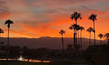 Sunset from the balcony