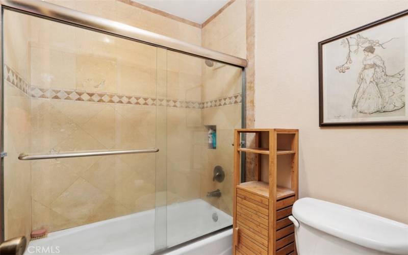 Renovated Primary bathroom, tub/shower