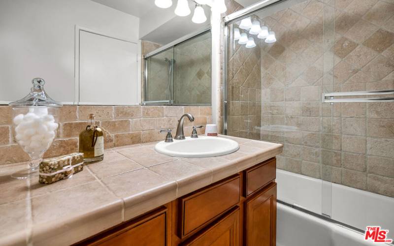 Lovely shower/tub Main bath