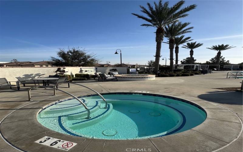 SPA, Fire Pit and Water Feature