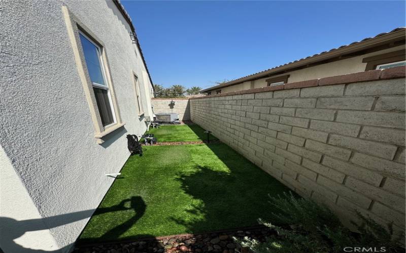 East Back Yard with Artifical Grass