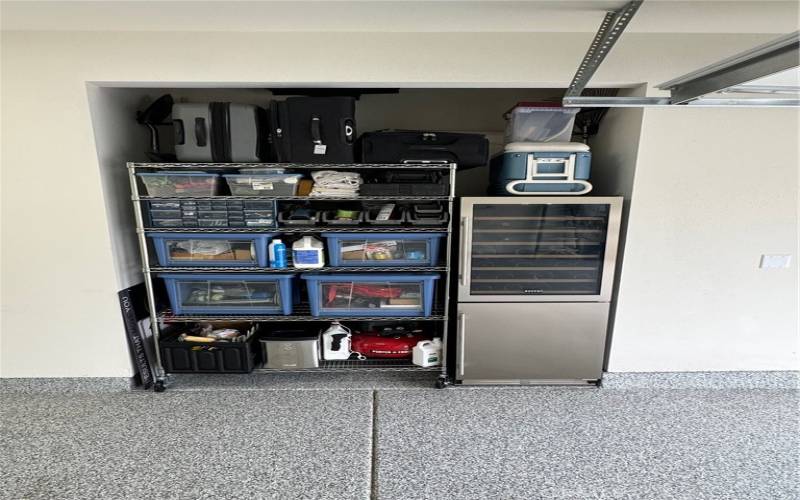 Garage Inset Storage Wall