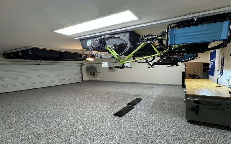 Garage ceiling storage