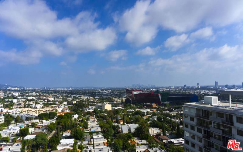 Views to Downtown from Rooftop