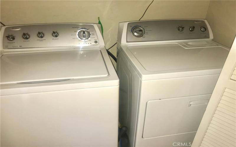 Full size washer and dryer included