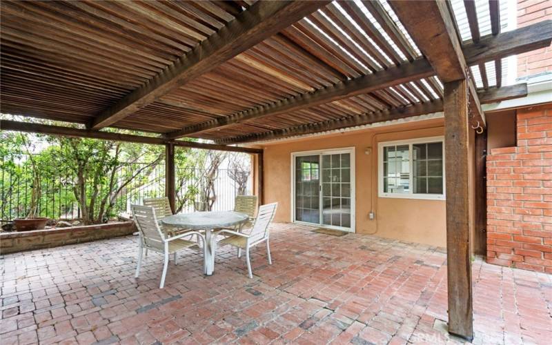 Covered Patio area