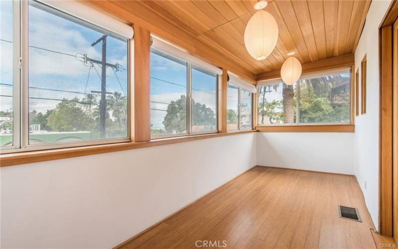 Master bedroom balcony with views!