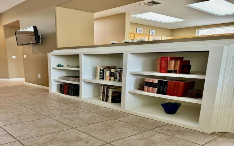 Bookcase in Living Room