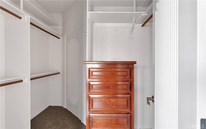 Large Walk in Closet off Primary Bedroom/Bath