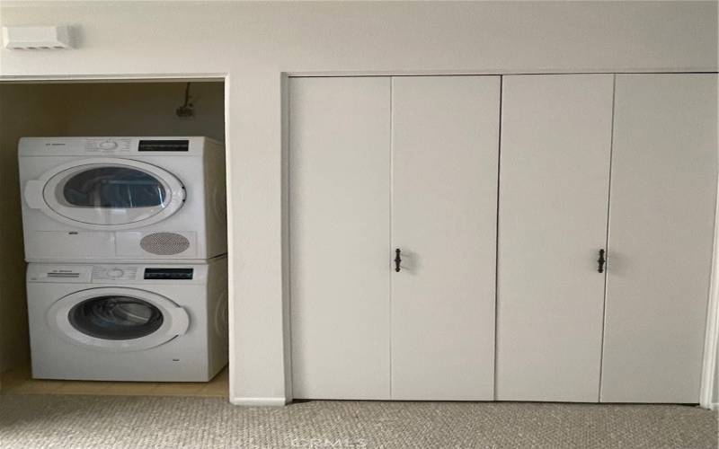 Washer/Dryer and Storage Closet