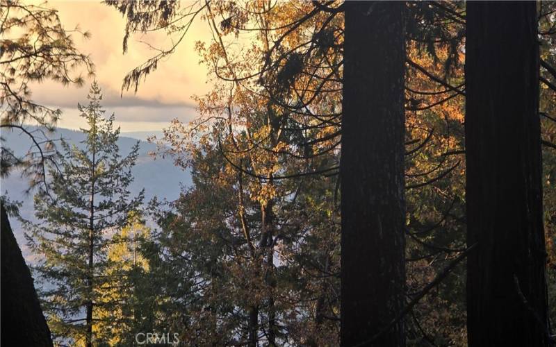 looking towards Lake Oroville