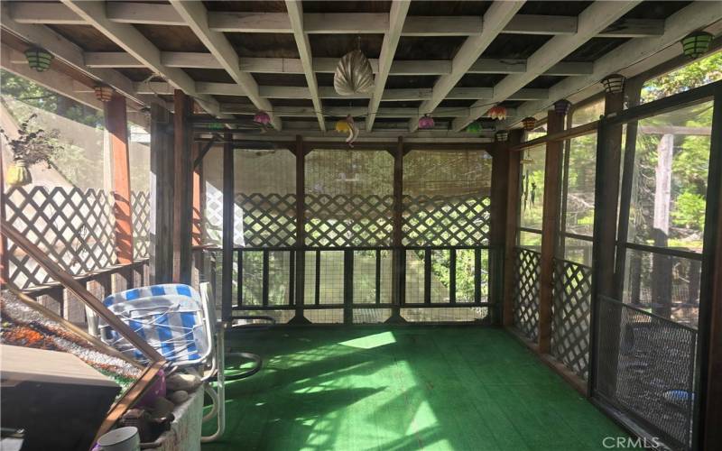 Enclosed porch