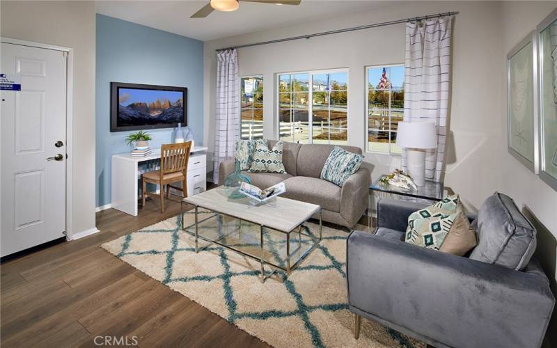 MODEL HOME MULTIGEN SUITE LIVING ROOM