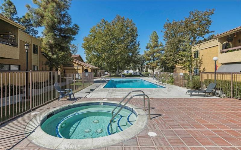 jacuzzi and pool