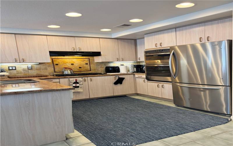 Kitchen with granite countertop