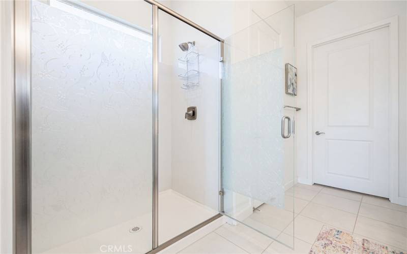 Shower in Primary Bedroom