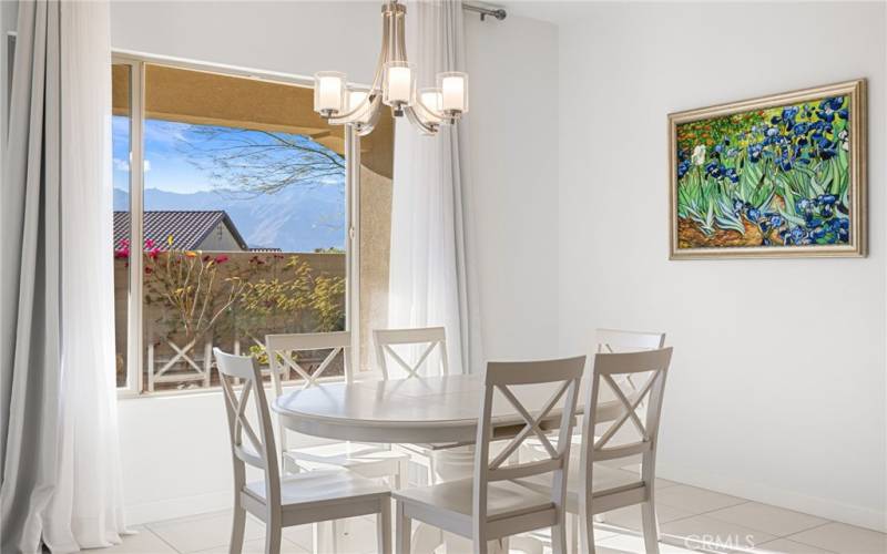 Dining Area with Mountain Views