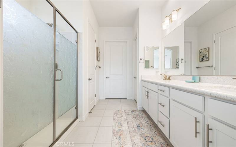 Primary Bathroom with Double Sinks