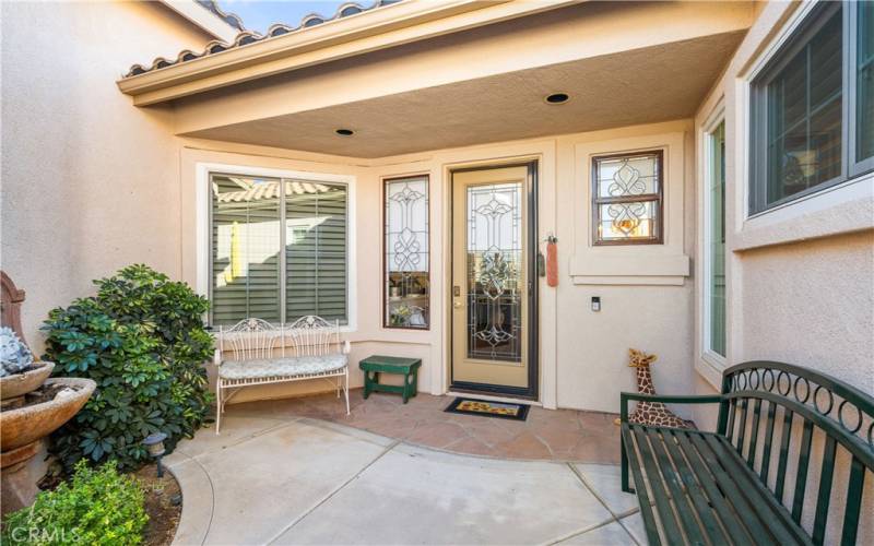 Front Courtyard Entrance