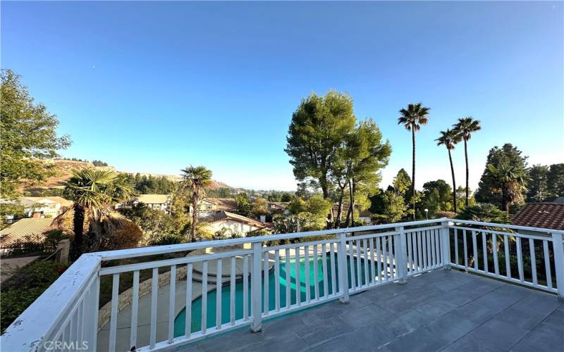 Upstairs Balcony