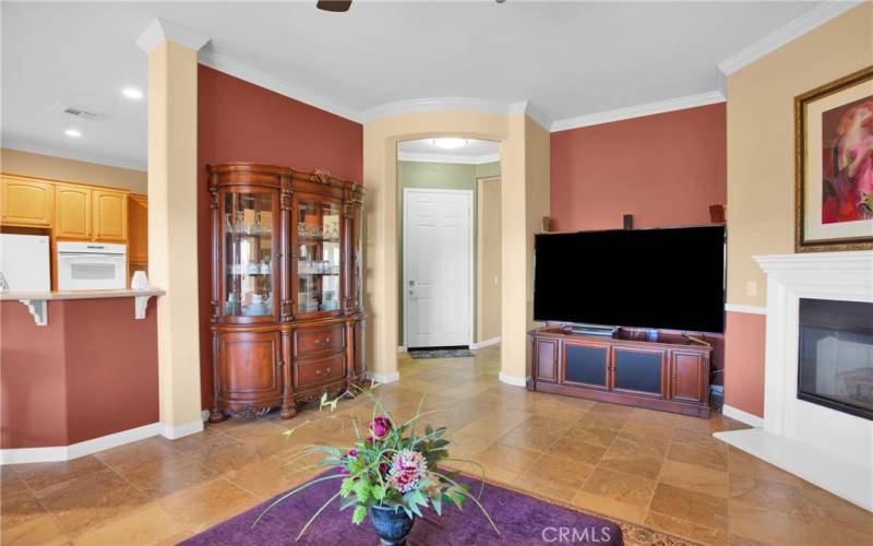 Living Room with Fireplace