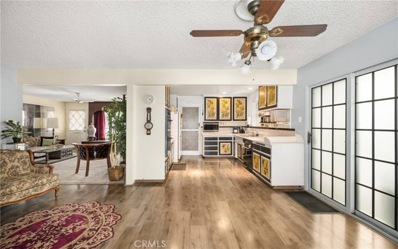 Dining Room into Kitchen